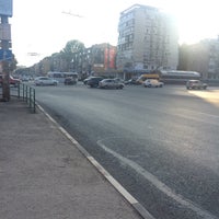 Photo taken at Остановка «Станция метро «Победа» by Оксана Ф. on 8/28/2016