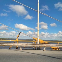 Photo taken at Югорский мост by Виталий С. on 6/4/2021
