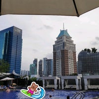 Photo taken at Swimming Pool | Marriott Singapore Tang Plaza by J T. on 2/6/2020