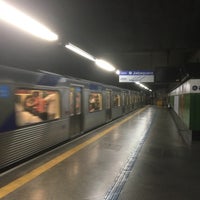 Photo taken at Estação Vergueiro (Metrô) by Caio César O. on 10/13/2018