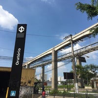 Photo taken at Estação Oratório (Monotrilho) by Caio César O. on 4/27/2018