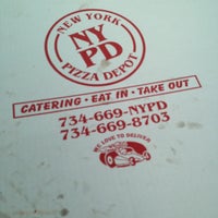 Photo taken at NYPD - New York Pizza Depot by Sarah L. on 4/29/2013
