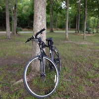 Photo taken at George Bush Park Bike Trail by Jessica V. on 8/5/2014