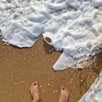 Photo taken at Praia de Faro by Nuyan on 1/14/2024
