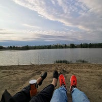 Photo taken at Озеро в Бучанском парке by Степан М. on 9/4/2020