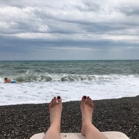 Photo taken at Пляж пансионата &amp;quot;Море&amp;quot; by Антонина П. on 7/19/2017