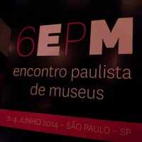 Photo taken at 6° Encontro Paulista de Museus by Fernanda F. on 6/2/2014
