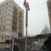 Photo taken at Остановка «Метро Дмитровская» by paf on 12/31/2012