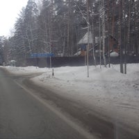 Photo taken at поворот на Зеленый бор by Igoreshka on 1/30/2014
