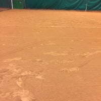 Photo taken at Tennis Club Ixelles by Charles T. on 3/17/2016
