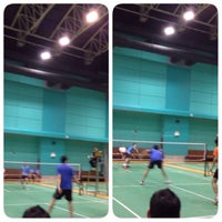 Photo taken at RBSC Badminton Court by May W. on 11/27/2013