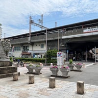 Photo taken at Sumiyoshitaisha Station by naoto . on 6/25/2022
