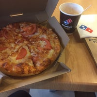 Photo taken at Domino&amp;#39;s Pizza by White Angel on 2/29/2016