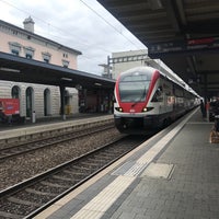 Photo taken at Bahnhof Frauenfeld by Viviana on 9/10/2017