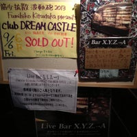 Photo taken at Live Bar X.Y.Z.→A by sakura on 9/6/2013