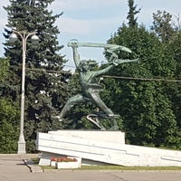 Photo taken at Памятник Мальчишу-Кибальчишу by Gleb on 8/5/2018