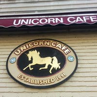 Photo taken at Unicorn Café by Veronica D. on 10/15/2012