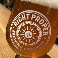 Photo taken at Right Proper Brewing Company by Kristin C. on 12/19/2021
