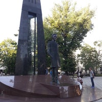 Photo taken at Vincas Kudirka monument by Tetiana K. on 8/30/2017