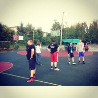 Photo taken at баскетбольная площадка Лиц 8 by Михаил М. on 7/6/2014