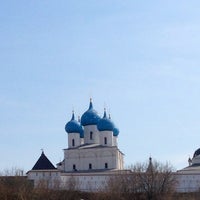 Photo taken at Высоцкий мужской монастырь by Tatyana G. on 4/18/2013