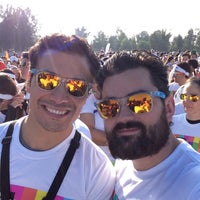 Photo taken at Carrera The Color Run by Pedro G. on 12/7/2014