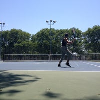Photo taken at Highland Park Tennis Courts by Lisa W. on 6/20/2013
