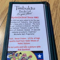 Photo taken at Timbuktu Bar &amp;amp; Grill by Ruth D. on 9/18/2019