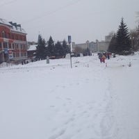 Photo taken at Аллея литераторов (Бульвар Мартынова) by Maria C. on 2/22/2015