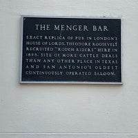 Photo taken at Menger Bar by Lindsey S. on 6/16/2019