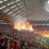 Photo taken at Luzhniki Stadium by Grigory G. on 5/10/2013