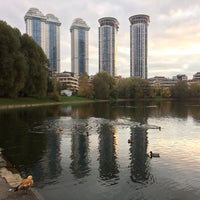 Photo taken at Мосфильмовский пруд by Юлия К. on 10/17/2020