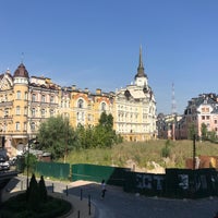 Photo taken at Площа Мистецтв (Сквер на Воздвиженській) by Sascha B. on 8/5/2020