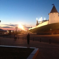 Photo taken at Kazan Kremlin by Натали Х. on 4/24/2013