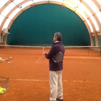 Photo taken at Open Park Tennis by Andrea C. on 1/18/2013