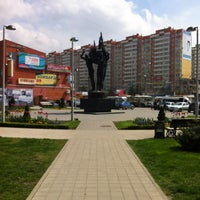 Photo taken at Памятник &amp;quot;Чернобыльцам Кубани&amp;quot; by Ксения М. on 4/12/2013