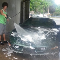 Photo taken at Jefferson Avenue Car Wash by JoyLynn W. on 6/11/2013