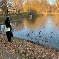 Photo taken at Средний Фермский пруд by Ann V. on 10/25/2019