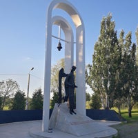 Photo taken at Памятник ликвидаторам чернобыльской аварии by V. M. on 6/29/2017
