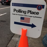 Photo taken at Polling Place - Delancey St by Ben T. on 6/7/2016