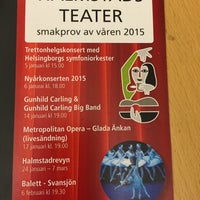 Das Foto wurde bei Halmstads Teater von jonas_halmstad am 1/14/2015 aufgenommen