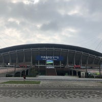Photo taken at Jeonju World Cup Stadium by T I. on 4/24/2019