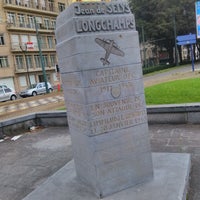 Photo taken at Monument For Baron Jean de Selys Lonchamps by Ben V. on 8/8/2016