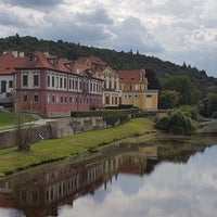 Photo taken at Zbraslavský zámek by Honza N. on 9/17/2017