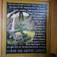 Photo taken at Bad Ass Coffee of Hawaii by Morrello Y. on 5/9/2013