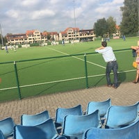 Photo taken at Rapid Hockey Club Temse by Paulien T. on 10/14/2017