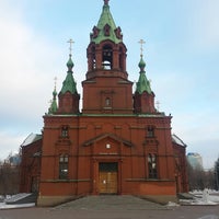 Photo taken at Храм Александра Невского by Alexandr G. on 11/21/2014