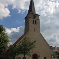 Photo taken at Dorfkirche Friedrichsfelde by Alexander P. on 9/13/2013