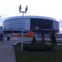 Photo taken at Minsk-Arena by Varya A. on 4/26/2013