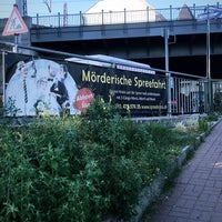 Photo taken at Eisenbahnbrücke über die Spree by Raghad on 6/27/2019